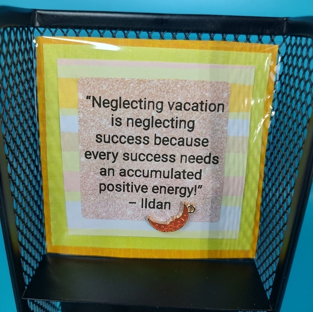 Handmade Inspirational Quotes with Charm! Nursing Home Crafts! Moon Vacation